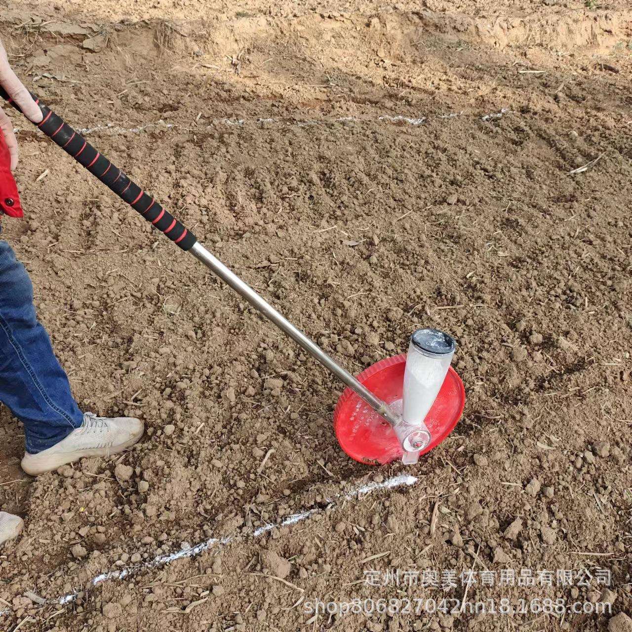厂家直销工地施工放线撒灰神器农田石灰画线车工程基建道路划线车