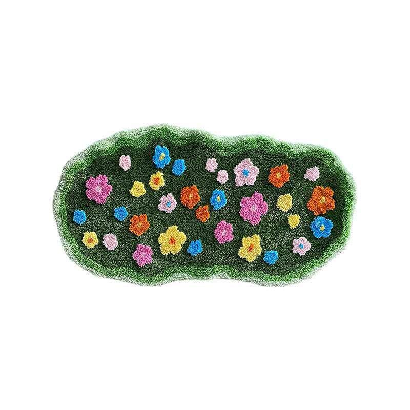 耐脏地毯地毯床边客厅易绒地毯簇绒苔藓 打理卧室地毯植