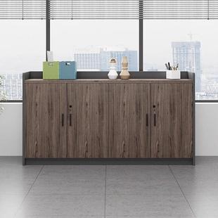 办公室收纳柜矮柜简约现代复印机底座柜木质储物柜子文件柜茶水柜