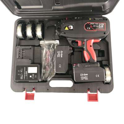 2020九威屏显RT545 18.5V全自动钢筋捆扎机 建筑钢筋4-45MM