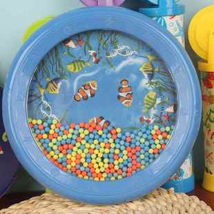 高档奥尔夫乐海鼓浪鼓海洋鼓真海仿乐器器早教玩具手摇早教鼓打击