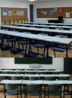 学单校升课桌椅KZ-15培训班学习课小桌椅家用写字书桌中学生人降