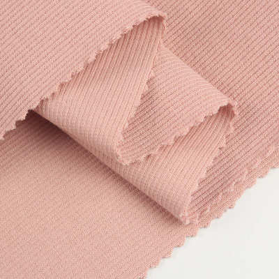 420g全棉拉架2*2罗纹面料 新坑条罗纹布 秋冬打底家居服面料