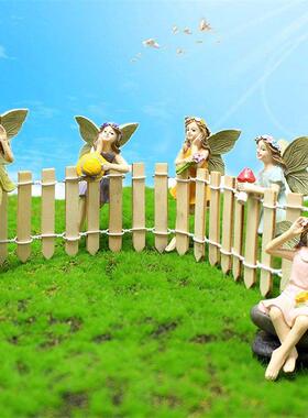 花仙树脂饰品创意微景观花盆装饰挂花瓶背挂阳台露台花园装饰