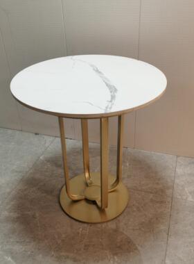 桌7W轻奢铁艺桌腿支架脚架酒店茶几边腿架子岩板大脚理F77MS79T石