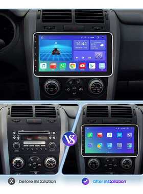适用安卓大屏10.1寸双锭通用机屏幕可拆360度旋转摇头车载导航仪
