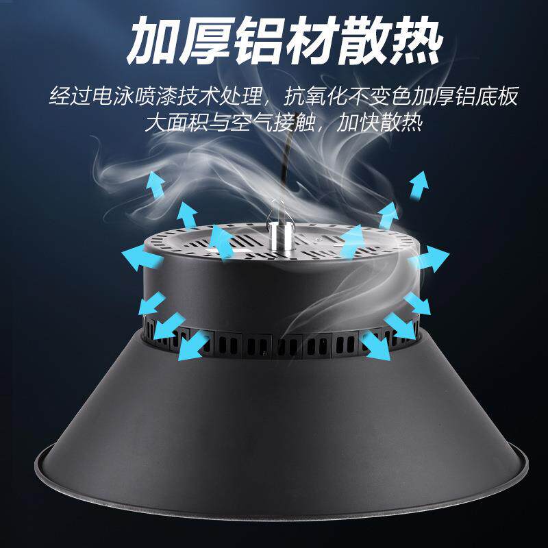 上海亚明led工矿灯工厂库房车间仓库照明灯100w200w超亮工业吊灯