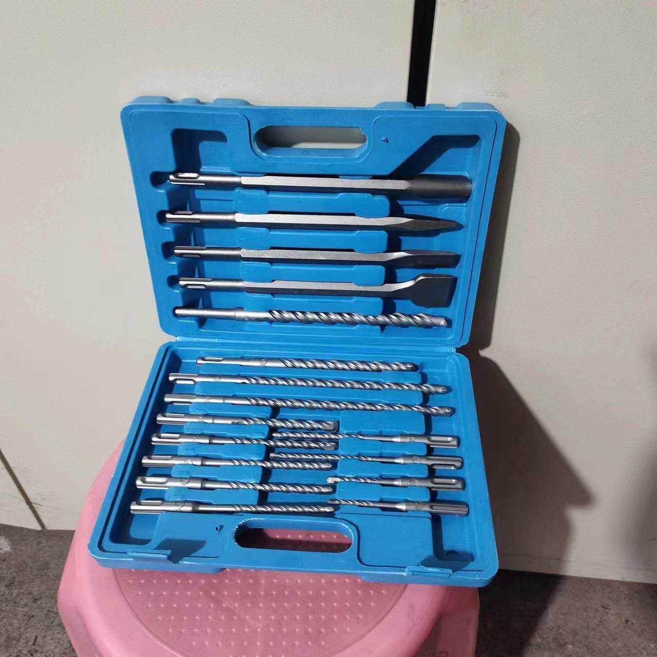 冲击钻钻头20件套装合金电锤钻混凝土水泥砖墙开孔钻手钻打洞