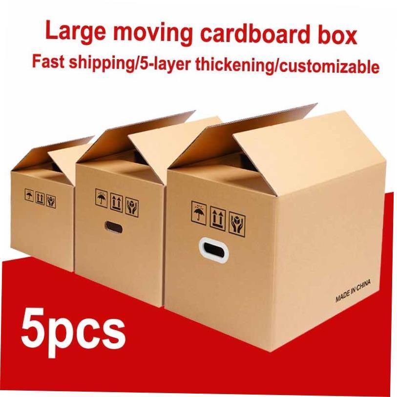 5pcs Moving cardboard boxes carton paper box Packing box
