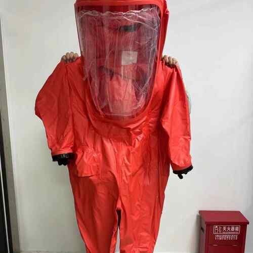 一级重型全封闭防化服连体耐酸碱化工液氨氨气实验室消防防毒防护