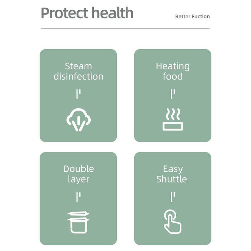 鲸爱蒸汽消家毒器LS-B330大容菌量用婴儿奶瓶奶嘴消毒锅高之温灭