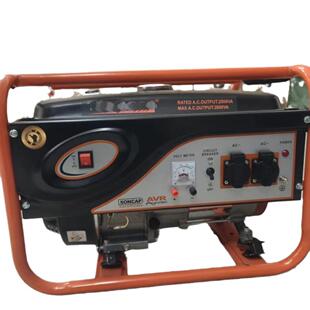 110V工程农田园林灌溉电源静音 外贸154汽油发电机1.2kw220