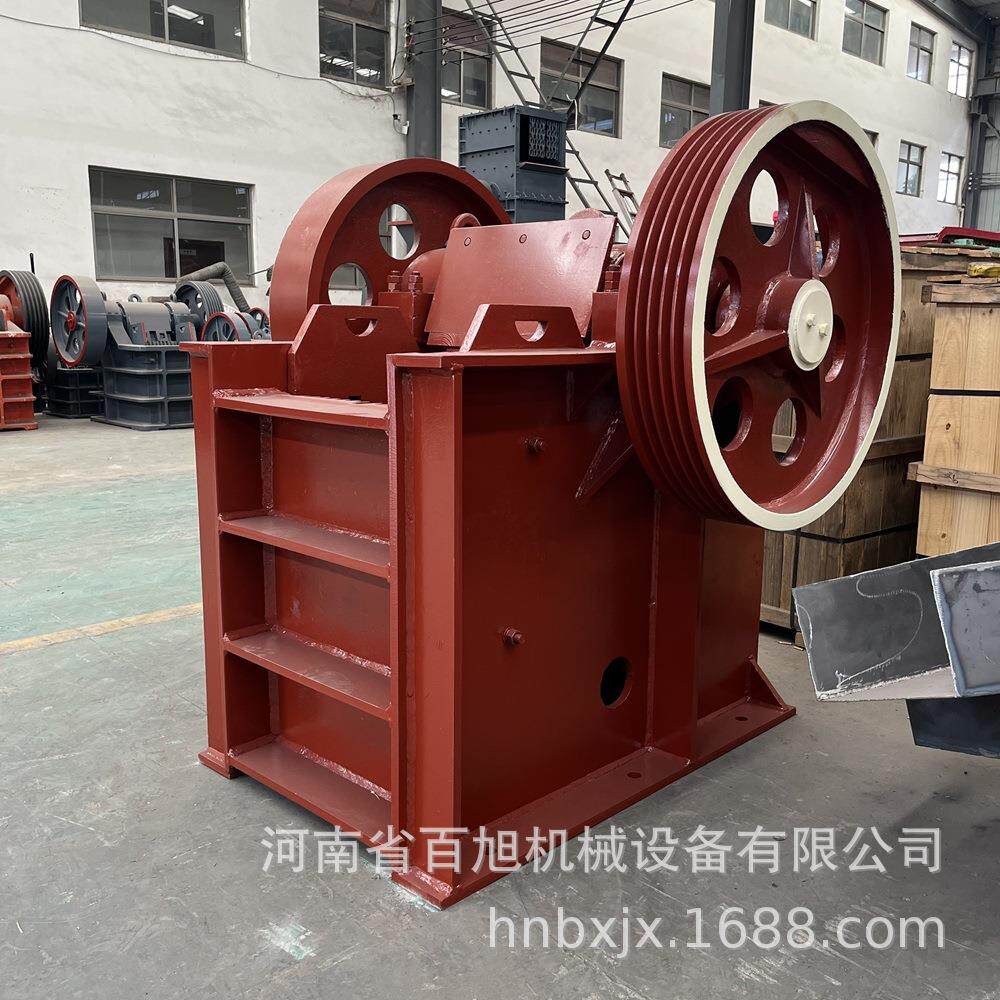 花岗岩鄂式破碎机中小型移动粗碎石头粉碎设备300*500颚式碎石机