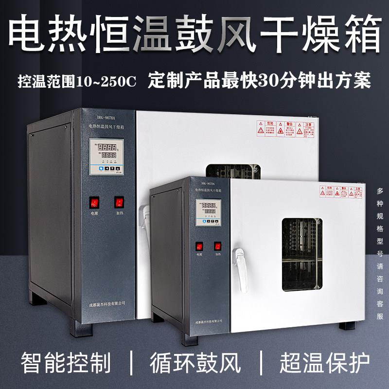 成都工业烘箱电热恒温鼓风干燥箱烤箱恒温箱实验室定制高温dhg图片