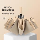 双层暴雨专用男自动遮阳伞防风遮阳折叠晴雨伞两用女防晒抗UV