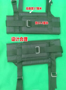 高档黑色加腰椎牵引带用自粘脊椎拉伸带间盘护厚腰牵家引器骨盆下