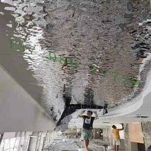 不锈钢水波纹板 酒店KTV吊顶幕墙不锈钢装饰板不锈钢玫瑰金波浪板