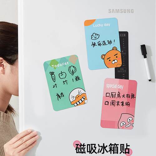Erasable Magnetic Memo Board for Refrigerator, Magnetic Note