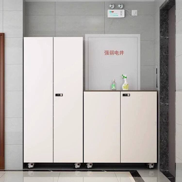 可锁鞋柜门外柜带锁鞋柜户用走廊外卖轮可拆卸防盗户外电梯步行