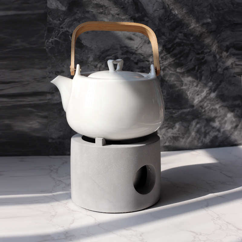 户外围炉煮茶炉室内外酒精真火明火家用小火炉烤奶水泥木炭炉子