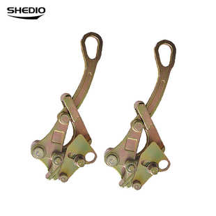 晟雕卡线器1T2T3T荷蒂机卡头棘轮收紧器钢丝绳拉紧器 电力紧绳器