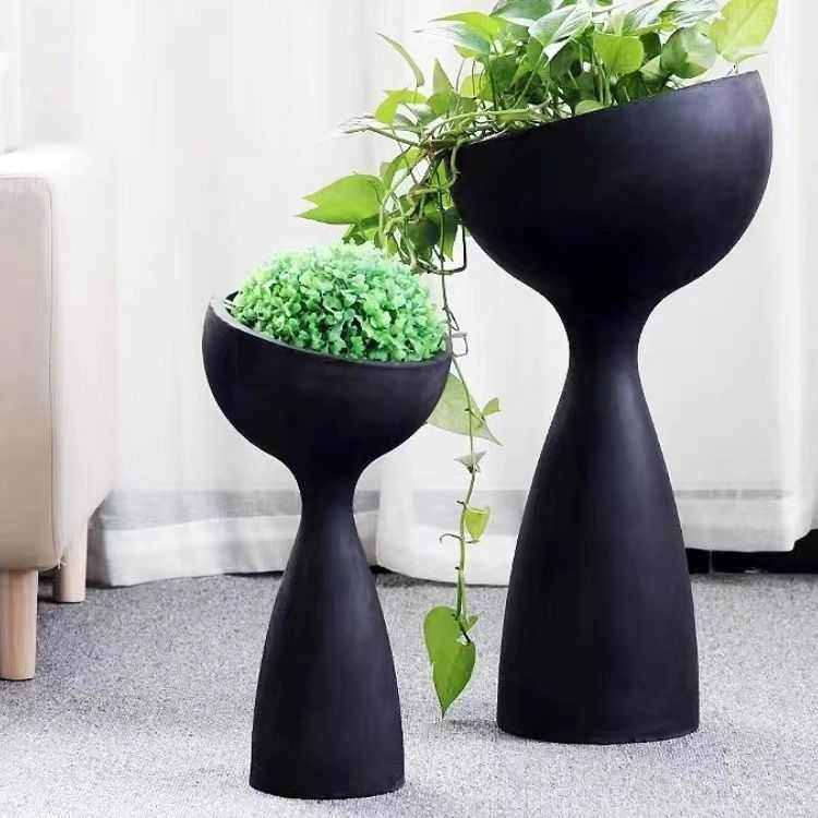 北欧创意小蛮腰造型花盆花架轻奢简约绿植盆栽室内客厅阳台花盆