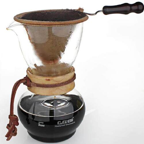 My home Coffee Flannel Hand Brew Coffee Pot set Pyrex Drip t