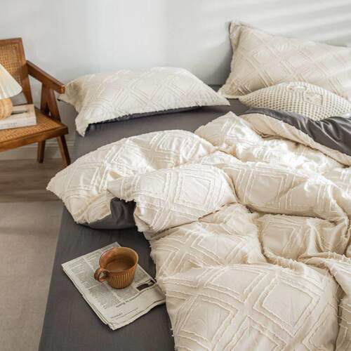 cotton quilt duvet cover pillow cases bed sheets set 四件套