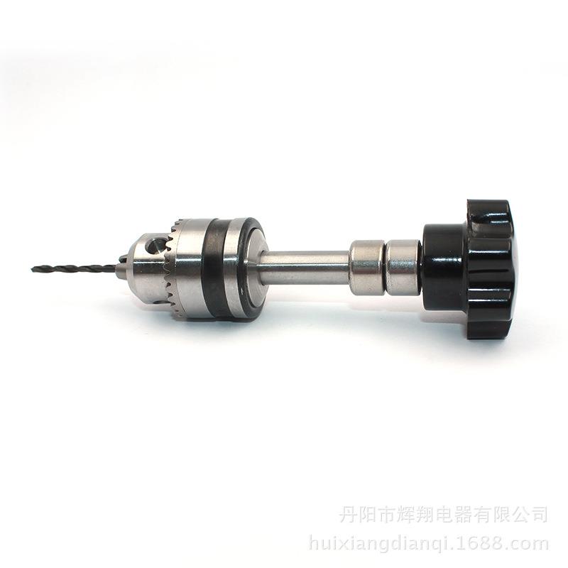 新款直销大头精密手摇钻 文玩文教打孔器 DIY手拧钻孔工具 红柄黑