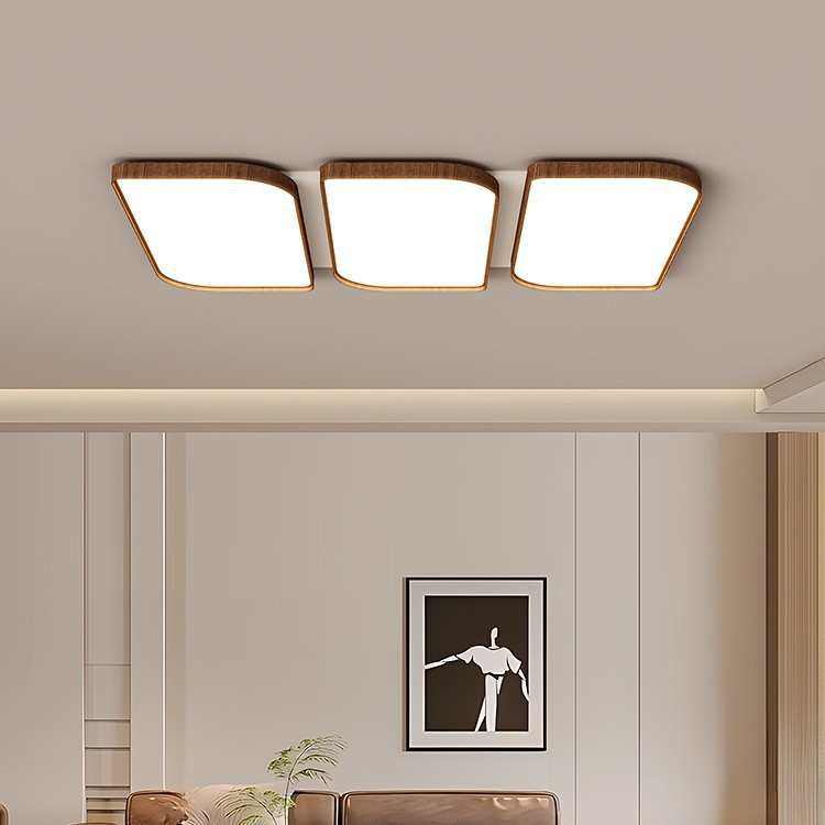 客厅吸顶灯创意几何拼接led灯中古风复古极简超亮护眼大厅灯,家装灯饰光源,智能吸顶灯,淘宝优惠券,粉丝福利购,淘宝优惠卷