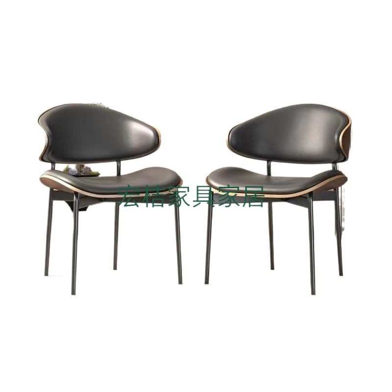 复古餐桌餐椅式加厚包月餐椅商用餐椅家用餐椅亮极简意北欧软