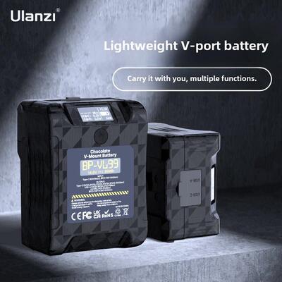 Ulanzi优篮子 V口电池摄像机手机电脑摄影灯影视补光灯监视器图传