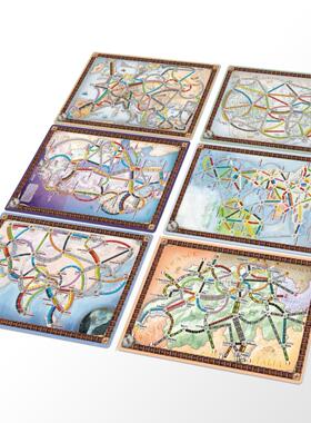 【安妮桌游】铁路环游 车票之旅 桌游牌垫Ticket to Ride playmat