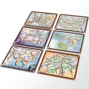 【安妮桌游】铁路环游 车票之旅 桌游牌垫Ticket to Ride playmat