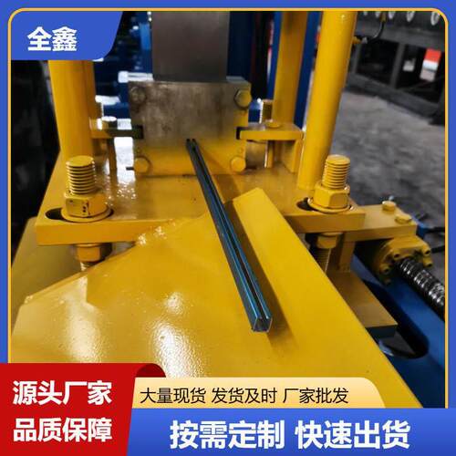 厨卫型材开料C型异形铝型材滚压成型机追剪切断效率