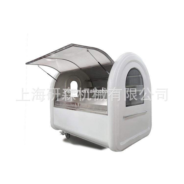 新款直销无烟铁板鱿鱼烧烤车多功能休闲户外烧烤车早餐快小吃车夜