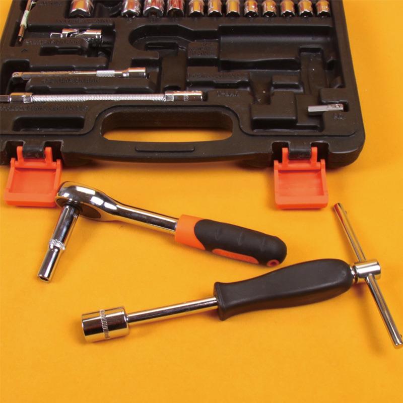 53件套筒工具套装小飞套装汽修工具组合汽车维修工具套筒组套