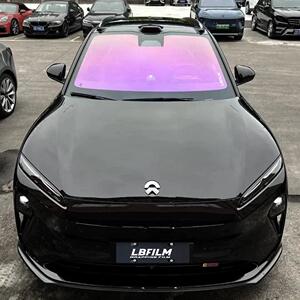 皇家紫玫瑰幽灵彩色汽车玻璃太阳能膜前挡风玻璃隔热防爆防紫外线