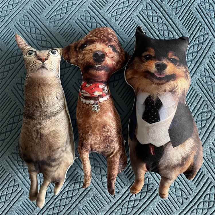 diy发照片定 制异型抱枕猫咪狗狗图片定 做人形靠垫枕头玩偶送礼