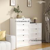 家用金属五斗柜钢制收纳柜子卧室储物柜客厅边柜铁艺床尾柜抽屉柜
