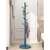 欧式 衣服架子简约现代家用包架 实木衣帽架落地卧室挂衣架单杆立式