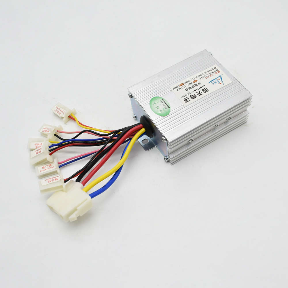 包邮有刷控制器500W24V36V48V 适用改装三轮车自行车沙滩车滑板车