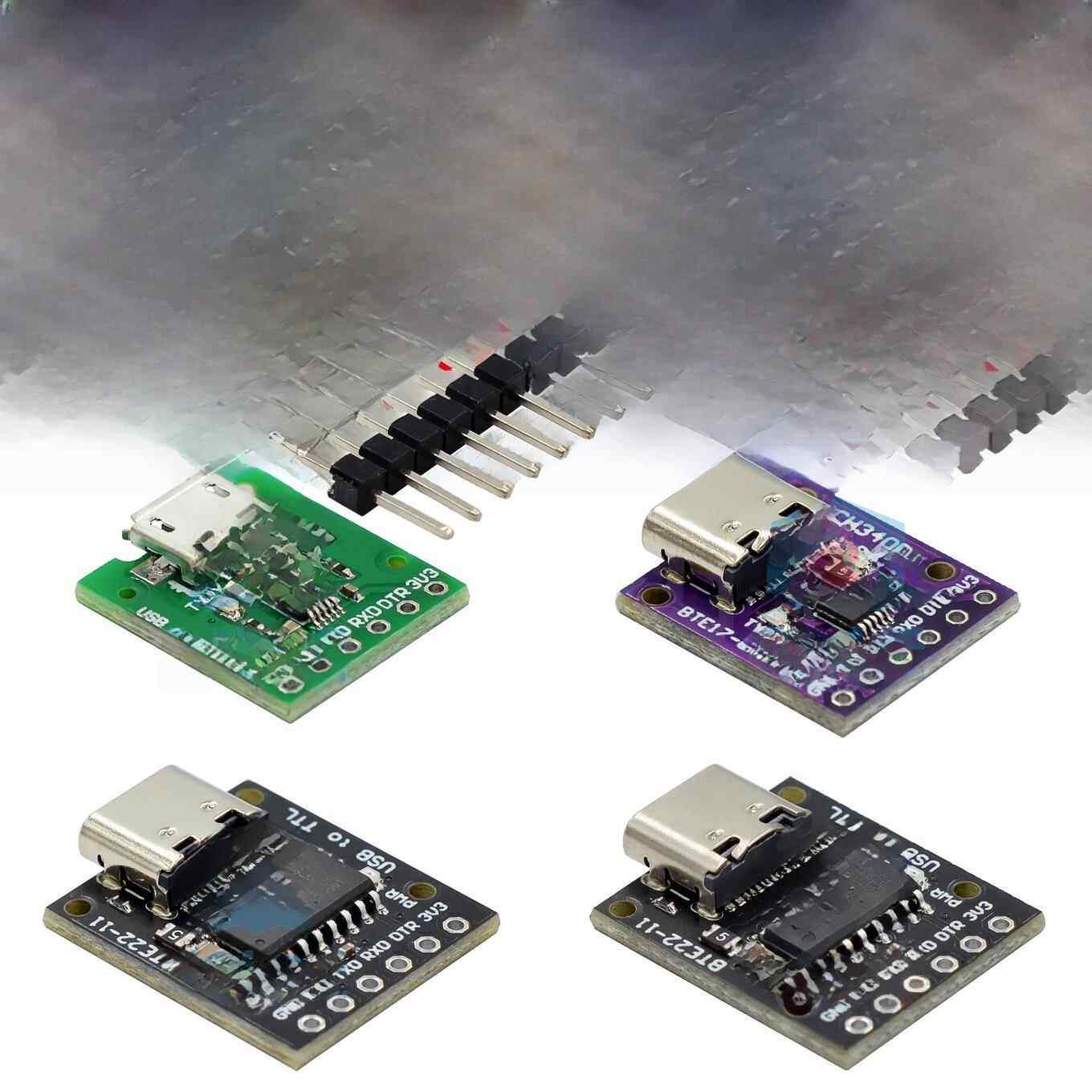 CH340E CH340C CH9340C USB转TTL 模块可以作为PRO MINI下载器