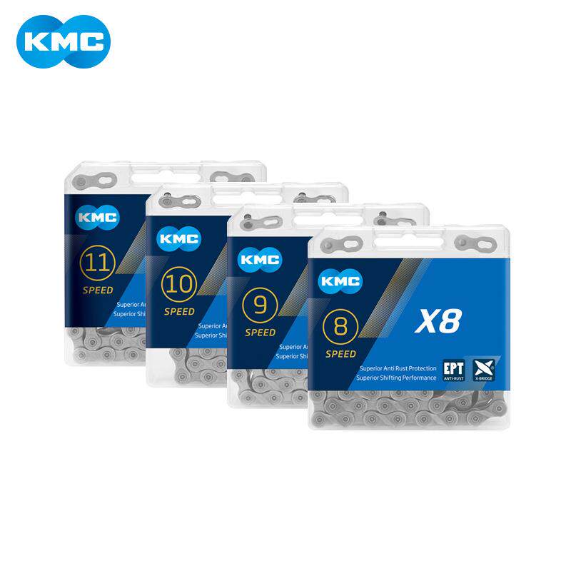 原装KMC链条T速条9速10速链8EP环保防KMC链条锈材质山地公路车自