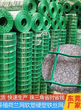 广东厂家现货硬塑荷兰网散养鸡养殖用网果园围栏圈地菜园铁丝围网