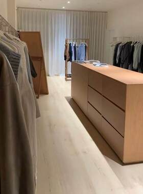 服装店中岛柜展示台女装店美容店吧台柜收银台店铺展示柜陈列柜子
