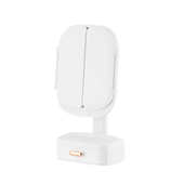 桌面化妆镜梳妆台便携带灯光补光学生宿舍卧室家用多功能美妆镜子