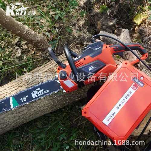 凯姿（KAZZ）KZ460LI电链锯手持无线16寸电锯户外砍树锯电动锯40V
