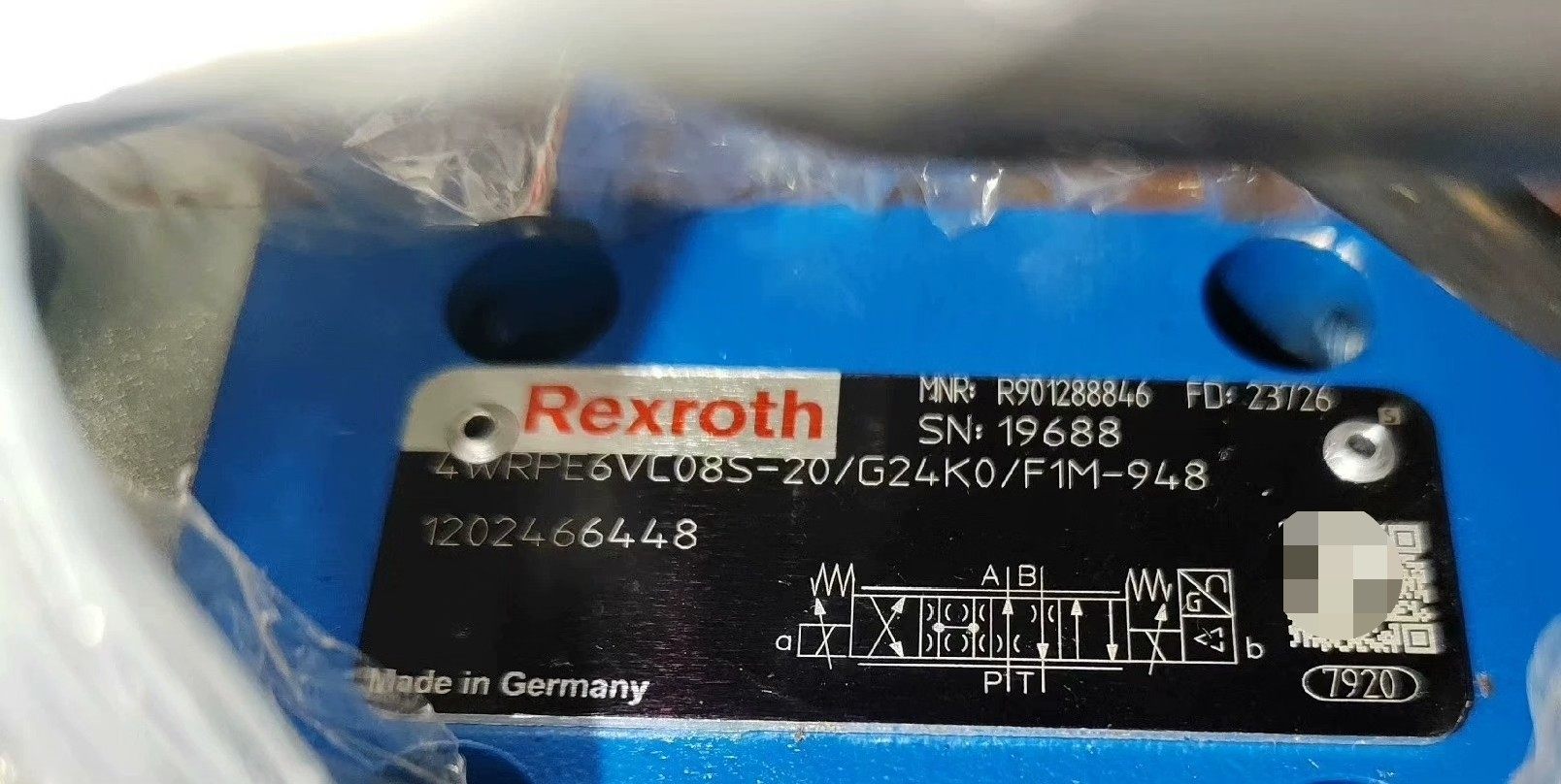 REXROTH力士乐比例阀，型号4WRPE6VC08S-20