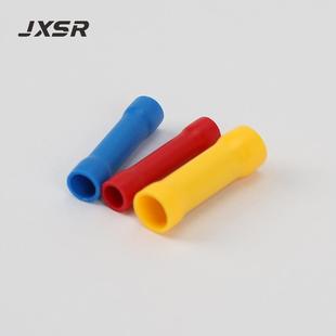 BV系列中间接头对接端子长形冷压绝缘接线端子直销bv1.25外贸